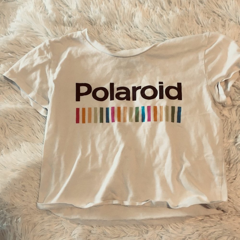 cropped polaroid top